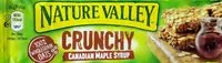 Sugar and nutrients in Nature valley chrunchy