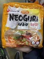 Sugar and nutrients in Nongshim noodles