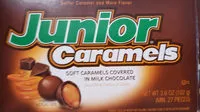 Sugar and nutrients in Junior caramels