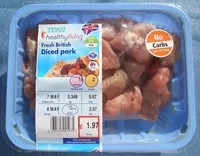 Diced pork