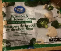 Broccoli and cauliflower florets