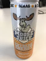 Sugar and nutrients in Moose juice