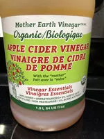 Sugar and nutrients in Mother earth vinegar