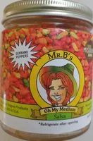 Sugar and nutrients in Mr b s salsa llc