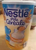 Sugar and nutrients in Nestle p tite cereale