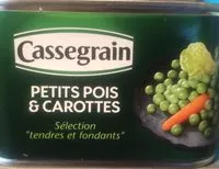 Canned peas and carrots