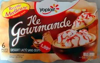 Sugar and nutrients in Ile gourmande