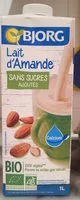 Unsweetened plain almond based drinks