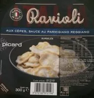 Ravioli with porcini mushrooms