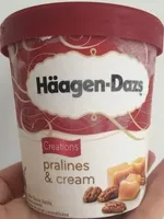 Sugar and nutrients in Nestle haagen dazs