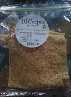 Refrigerated plain crepes