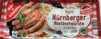 Original nurnberger rostbratwurste