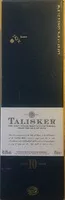 Sugar and nutrients in Talisker