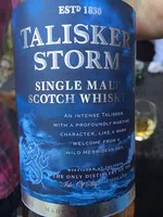 Sugar and nutrients in Talisker storm