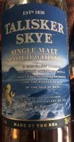 Sugar and nutrients in Talisker skye