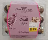 Raw quail eggs