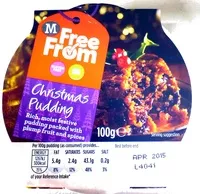 Sugar and nutrients in Morrisons free from