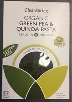 Green pea and quinoa pasta