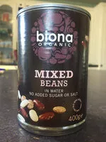 Canned mixed beans