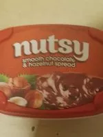 Sugar and nutrients in Nutsy