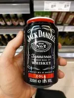 Sugar and nutrients in Jack daniels