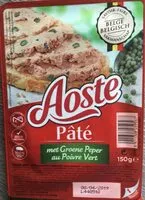 Pate with green pepper