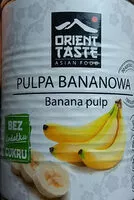 Pasteurized banana pulp