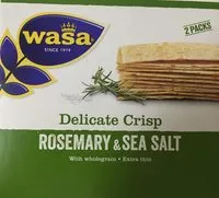 Sugar and nutrients in Wasa tasty snacks