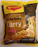 Sugar and nutrients in Magic asia nudel snack curry