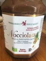 Sugar and nutrients in Nocciolata