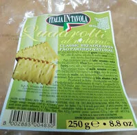 Sugar and nutrients in Italiaintavola