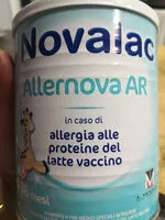 Sugar and nutrients in Novalac allernova