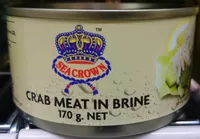 Canned crab meat