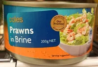 Canned prawns