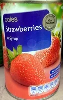 Strawberries canned