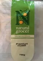 Sugar and nutrients in Naturam grocer