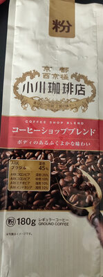 Sugar and nutrients in Ogawa coffee