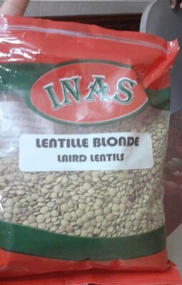 Dried blond lentils