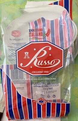 Sugar and nutrients in Russo