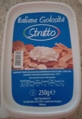 Sugar and nutrients in Italiana golosita