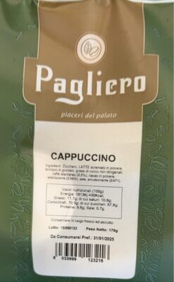 Sugar and nutrients in Pagliero