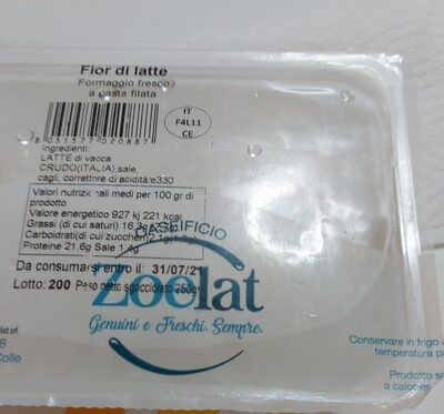 Sugar and nutrients in Zoolat