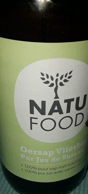 Sugar and nutrients in Natu food